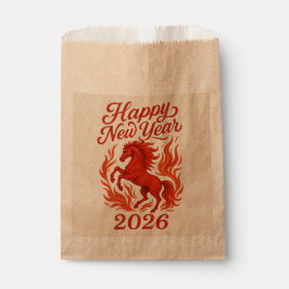 Sacolinha Horoscópio Chinês 2026 Cavalo de Fogo Vermelho