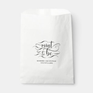 Sacolinha Hortelã para wedding as bolsas do favor