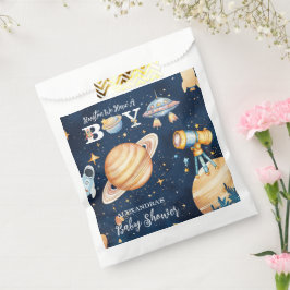 Sacolinha Houston We Have A Boy Outer Space