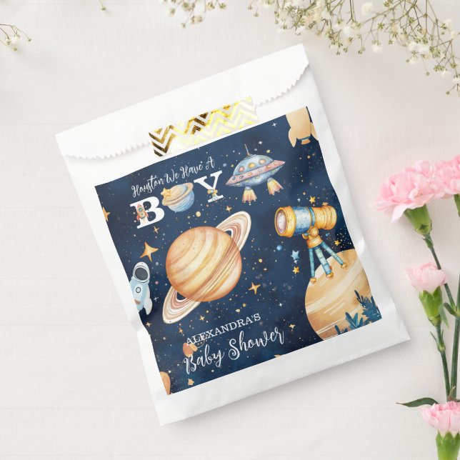 Sacolinha Houston We Have A Boy Outer Space (Selado)