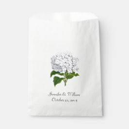 Sacolinha Hydrangea White Weding Favor Bag