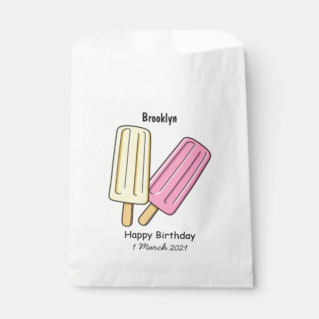 Sacolinha Ice pop cartoon (Frente)