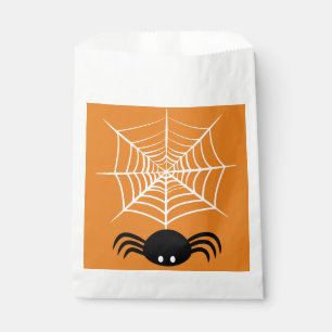 Sacolinha Ilustração Assustadora de Aranha de Halloween