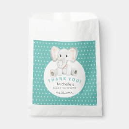 Sacolinha Ilustração de Aquarela de Elefante Primavera de Bo