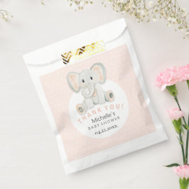 Sacolinha Ilustração de Aquarela de Elefante Primavera de Bo