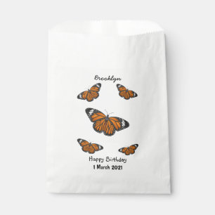 Sacolinha Ilustração de desenho animado da borboleta monarca