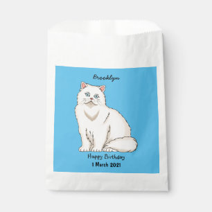 Sacolinha Ilustração de desenho animado de gato persa