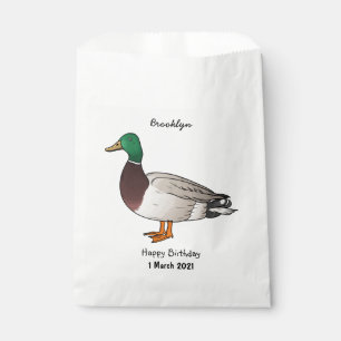 Sacolinha Ilustração de desenho animado de pato-reais