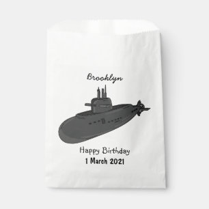 Sacolinha Ilustração de desenho animado submarino