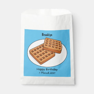 Sacolinha Ilustração de desenho animado Waffle