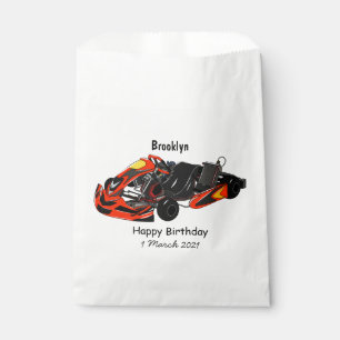 Sacolinha Ilustração de desenho de corrida de Kart