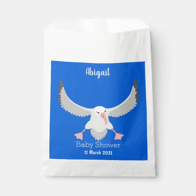 Sacolinha Imagem de desenho animado de aves voadoras de alba (Frente)