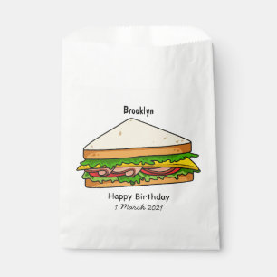 Sacolinha Imagem de desenhos em Sandwich