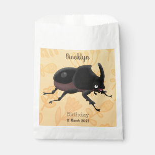 Sacolinha Imagem do desenho animado do besouro da rinoceront