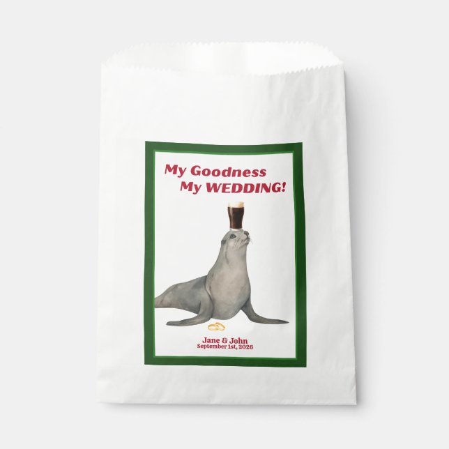 Sacolinha Irish Stout Bridal Shower/Wedding Favor Bags (Frente)