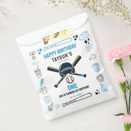 Sacolinha It’s Game Time Baseball 1st Birthday – Fun Kids 