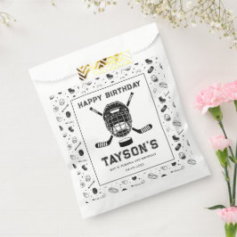 Sacolinha It’s Game Time Hockey 5th Birthday Party