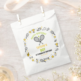 Sacolinha It’s Game Time Tennis 1st Birthday – Fun Kids 