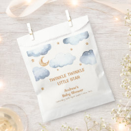 Sacolinha Ivory Moon Stars Twinkle Chá de fraldas