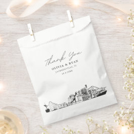 Sacolinha Jacksonville Wedding Personalized Favor Bag