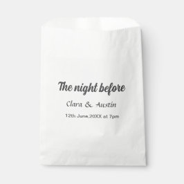 Sacolinha Jantar a noite antes do mínimo simples