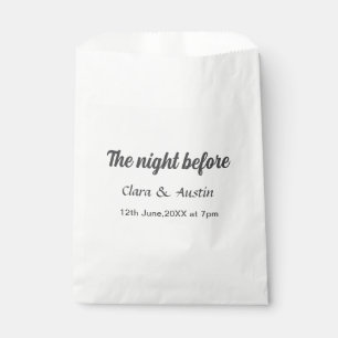 Sacolinha Jantar a noite antes do mínimo simples