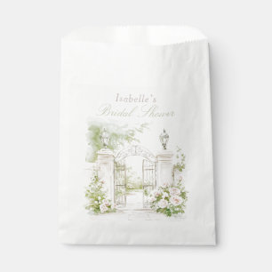 Sacolinha Jardim Bridal Elegante Francês Chateau Pastel