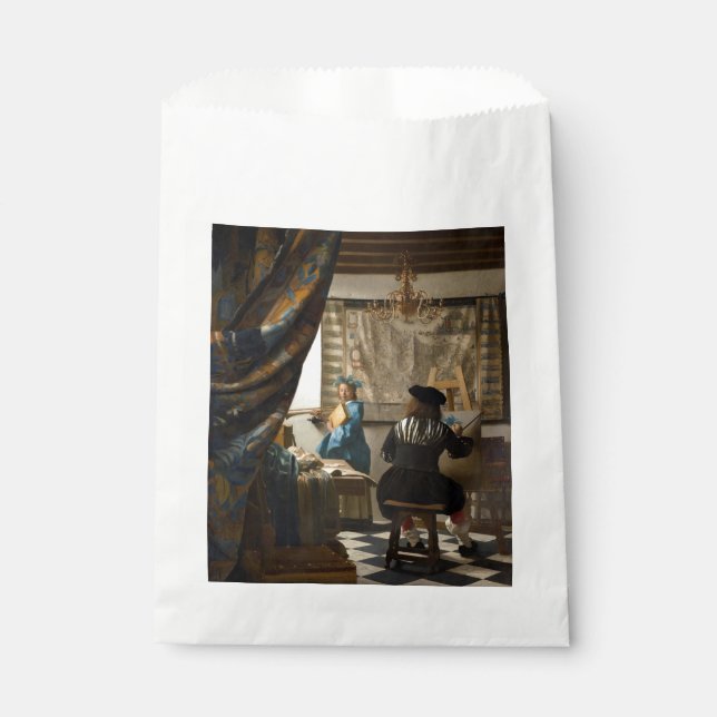 Sacolinha Johannes Vermeer - A Alegoria da Pintura (Frente)