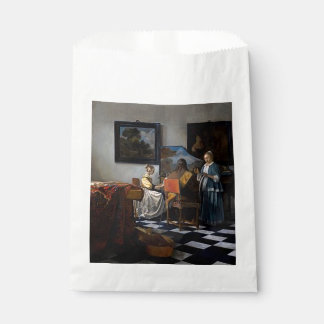 Sacolinha Johannes Vermeer - O concerto (Frente)