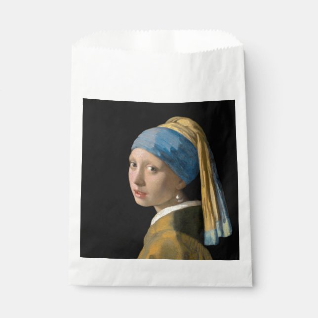 Sacolinha Johannes Vermeer - Rapariga com um Ouriço de Pérol (Frente)