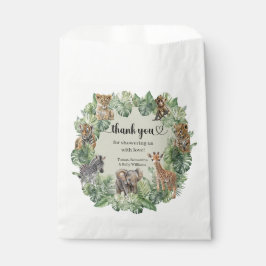 Sacolinha Jungle Safari Giraffe Palms Deixa Chá de fraldas