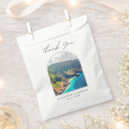 Sacolinha Kauai Wedding Favor Napali Coast Foto Obrigado