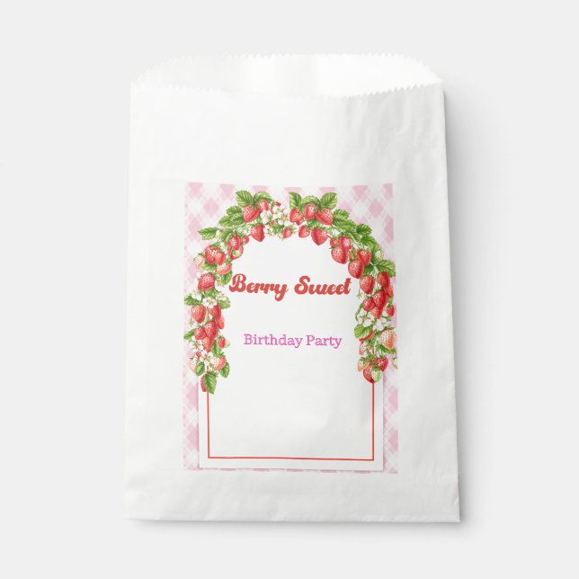 Sacolinha Kids Berry Sweet Festa de aniversário Favor Bag (Frente)