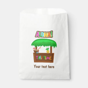 Sacolinha Kids Havaiano Luau Partido Favorito