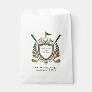 Sacolinha Kit de Boas-vindas para Jogador de Torneio de Golf
