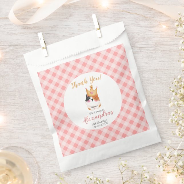 Sacolinha Kitten Meow Crown Girl Kitty (Cortado)