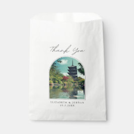 Sacolinha Koyoto Wedding Obrigado Foto Favor Bag