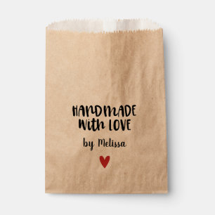 Sacolinha Kraft Handmade com amor