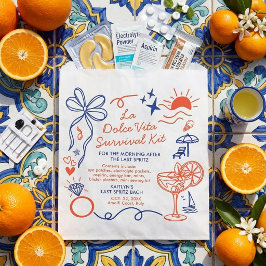 Sacolinha La Dolce Vita Bachelorette Party Survival Kit