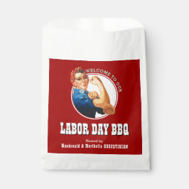 Sacolinha LABOR DIA CHURRASCO Rosie Riveter Favor Bag