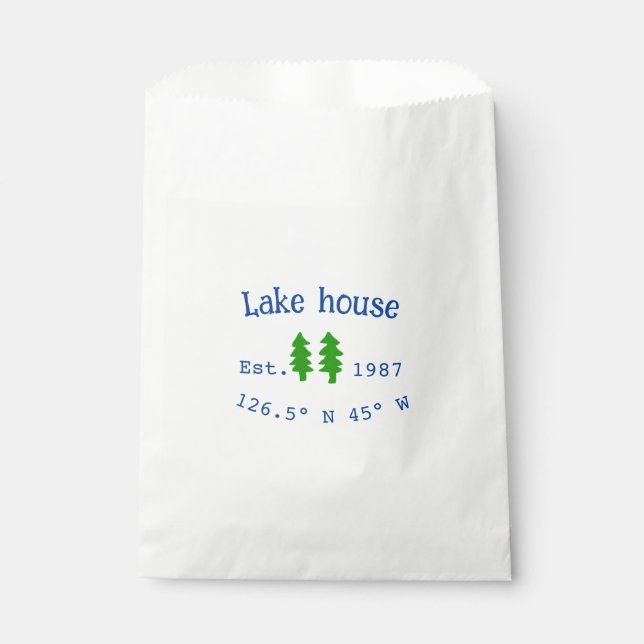 Sacolinha Lago House ets. Data ano em que as coordenadas per (Frente)