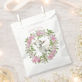 Sacolinha Lamas de Páscoa de Aquarela Personalizadas