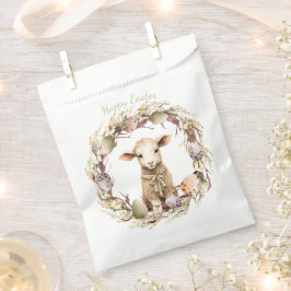 Sacolinha Lamas de Páscoa de Aquarela Personalizadas