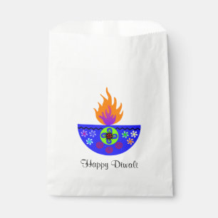 Sacolinha Lâmpada colorida Diya de Diwali