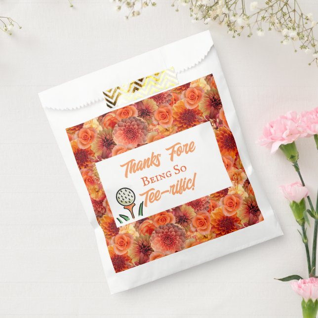 Sacolinha Laranja do golfe do Chá de panela festa de solteir (Selado)