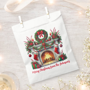 Sacolinha Lareira de Natal