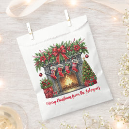Sacolinha Lareira de Natal