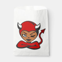 latina biracial halloween devil pinup girl