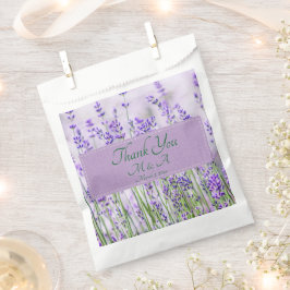 Sacolinha Lavanda Fields Weding Favor Bolsas