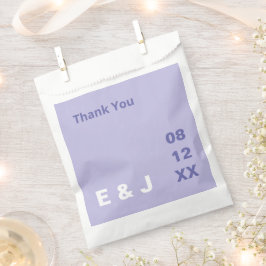 Sacolinha Lavanda Moderna Casamento Roxo Favor Bolsas